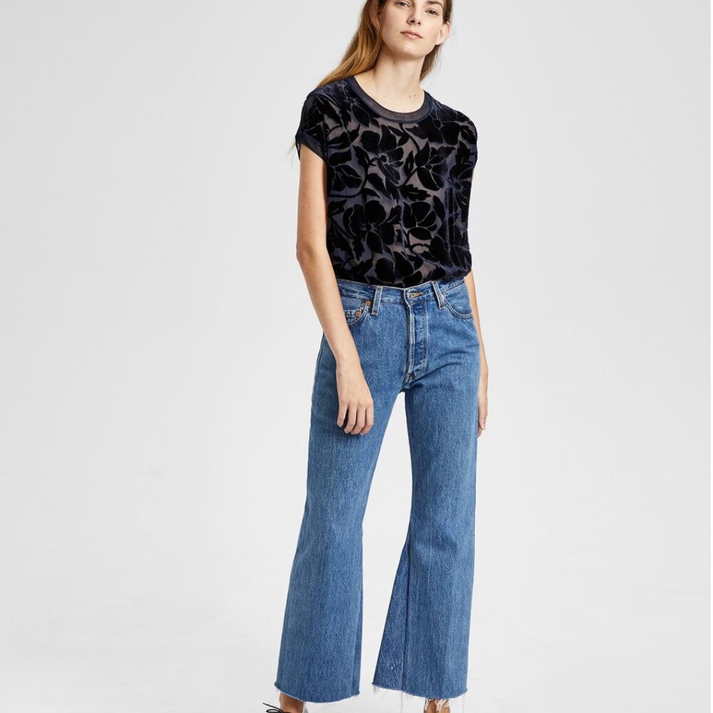 NWOT's Theory Velvet Burnout Tee Size P